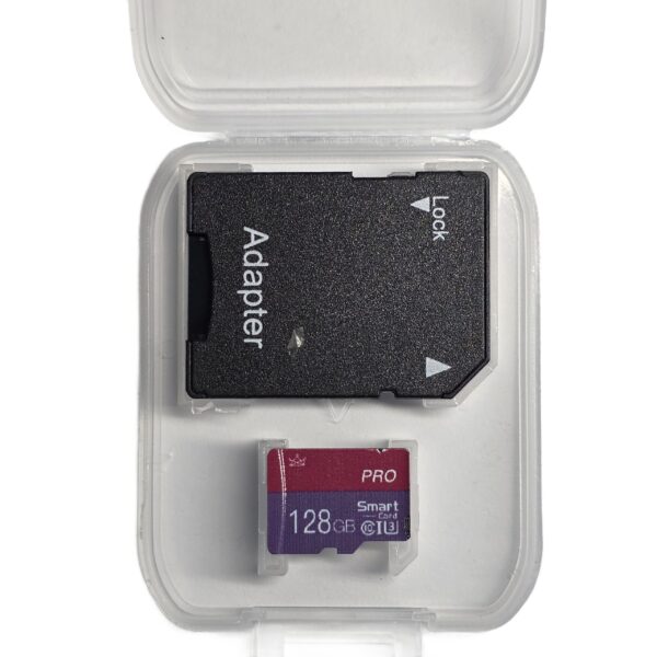 Karta pamięci microSD 128GB PRO Class 10 U3 z adapterem SD