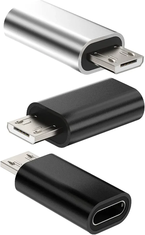 Adapter przejściówka Micro USB na USB-C żeńskie do ładowania i transmisji