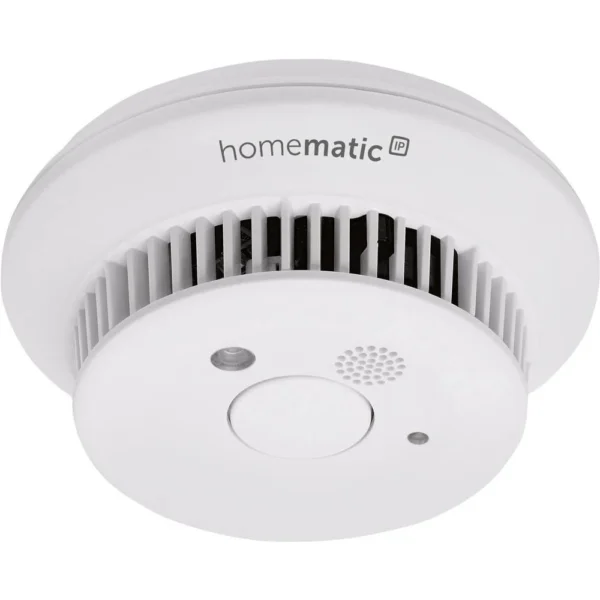Homematic IP inteligentny czujnik dymu alarm przeciwpożarowy biały