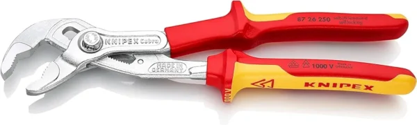 Szczypce nastawne KNIPEX Cobra VDE 250 mm 1000V 87 26 250 izolowane