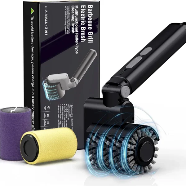 Szczotka elektryczna do grilla Leebein 3w1 obrotowa akumulatorowa 2500mAh