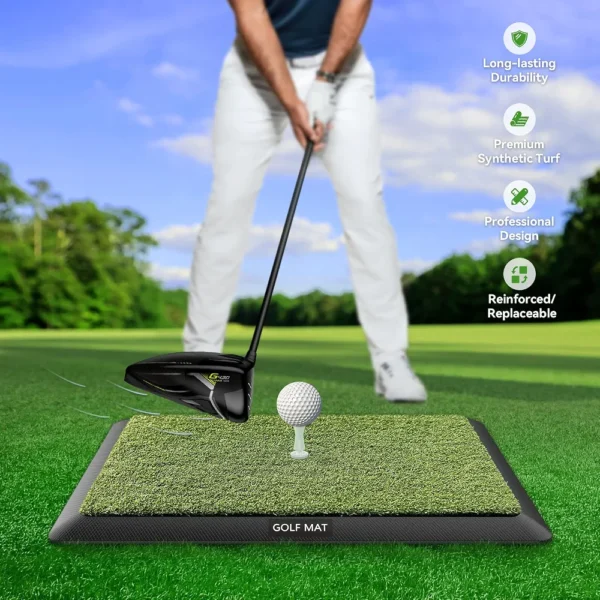 Mata treningowa golfowa do uderzeń zestaw 3 maty