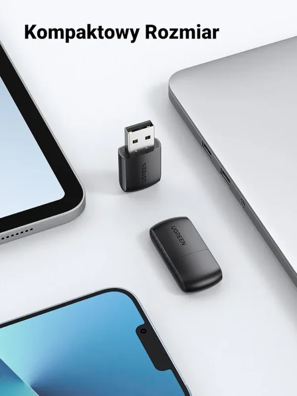 Karta sieciowa WiFi USB UGREEN CM762 AX900 WiFi 6 2.4/5 GHz do komputera
