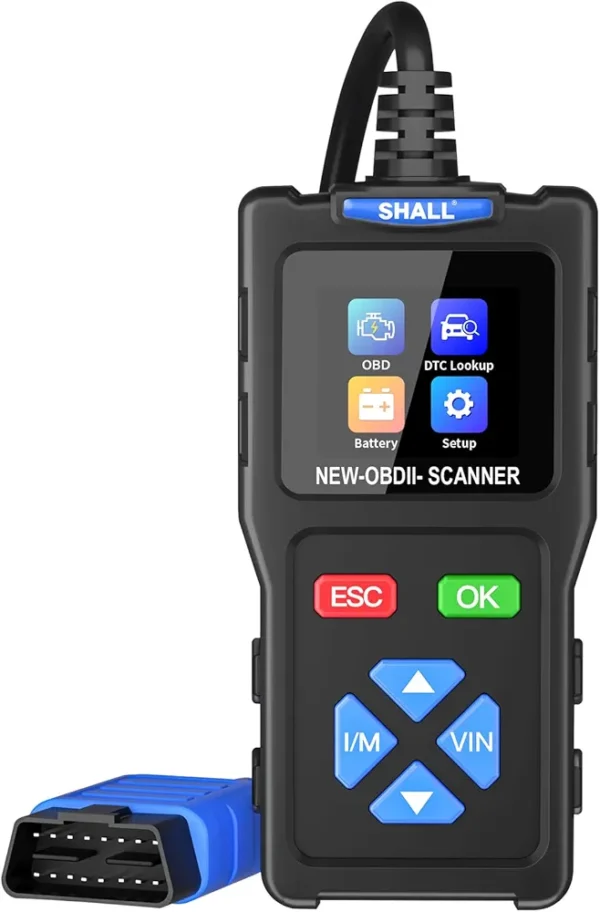 Tester diagnostyczny SHAll T100 OBD2 EOBD skaner błędów silnika