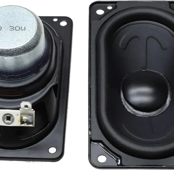 Głośnik niskotonowy owalny 4 Ohm 30W basowy do kolumn DIY czarny