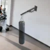 Uchwyt ścienny do worka bokserskiego regulowany 40–65 cm stalowy czarny
