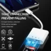 Czytnik kart SD microSD Lightning do iPhone iPad adapter 3w1 biały