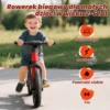 Rowerek Biegowy Dziecięcy 14 Cali 2-6 Lat Regulowane Siodełko Pompowane Koła