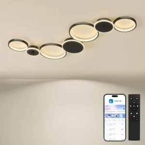 Lampa Sufitowa LED SMART 62W 5300lm WiFi Matter Pilot eWeLink 93cm Plafon