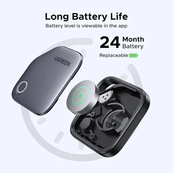 Lokalizator Bluetooth UGREEN Smart Finder CM816 do kluczy bagażu czarny