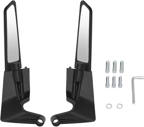 Lusterka motocyklowe PHANTOM Rear View Mirror 2 szt. czarne regulowane