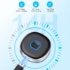 Odbiornik Bluetooth J33 AUX 3,5 mm do samochodu adapter audio z mikrofonem